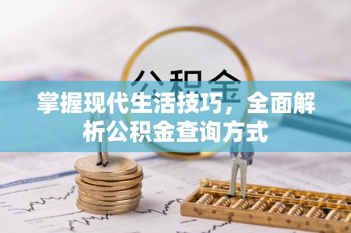西塞山掌握现代生活技巧，全面解析公积金查询方式
