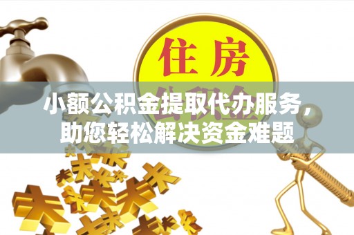 西塞山小额公积金提取代办服务，助您轻松解决资金难题