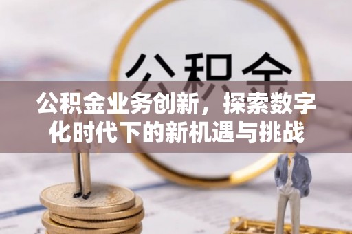 西塞山公积金业务创新，探索数字化时代下的新机遇与挑战